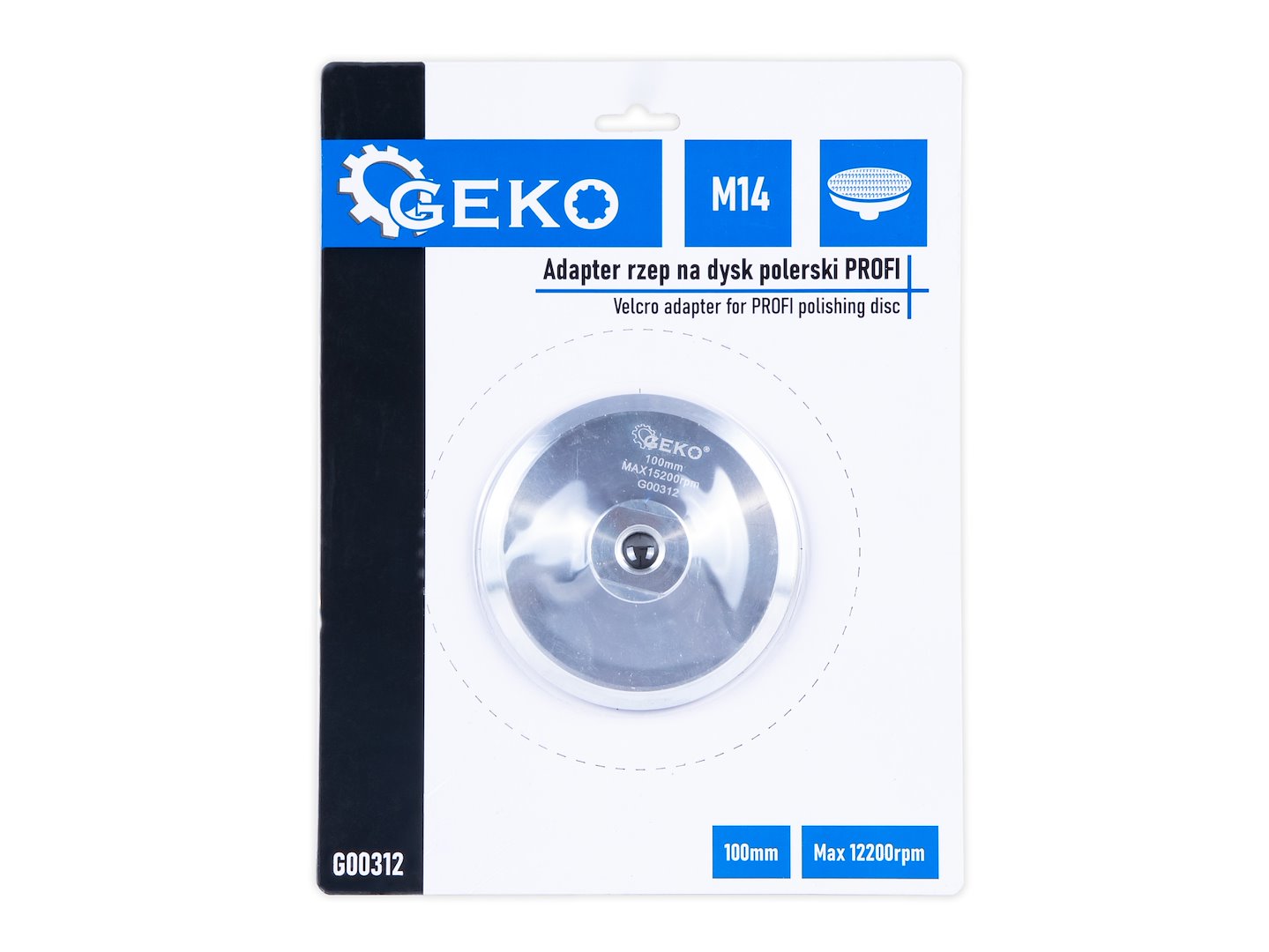 Alumínium csiszolótárcsa velcro 100 mm m14