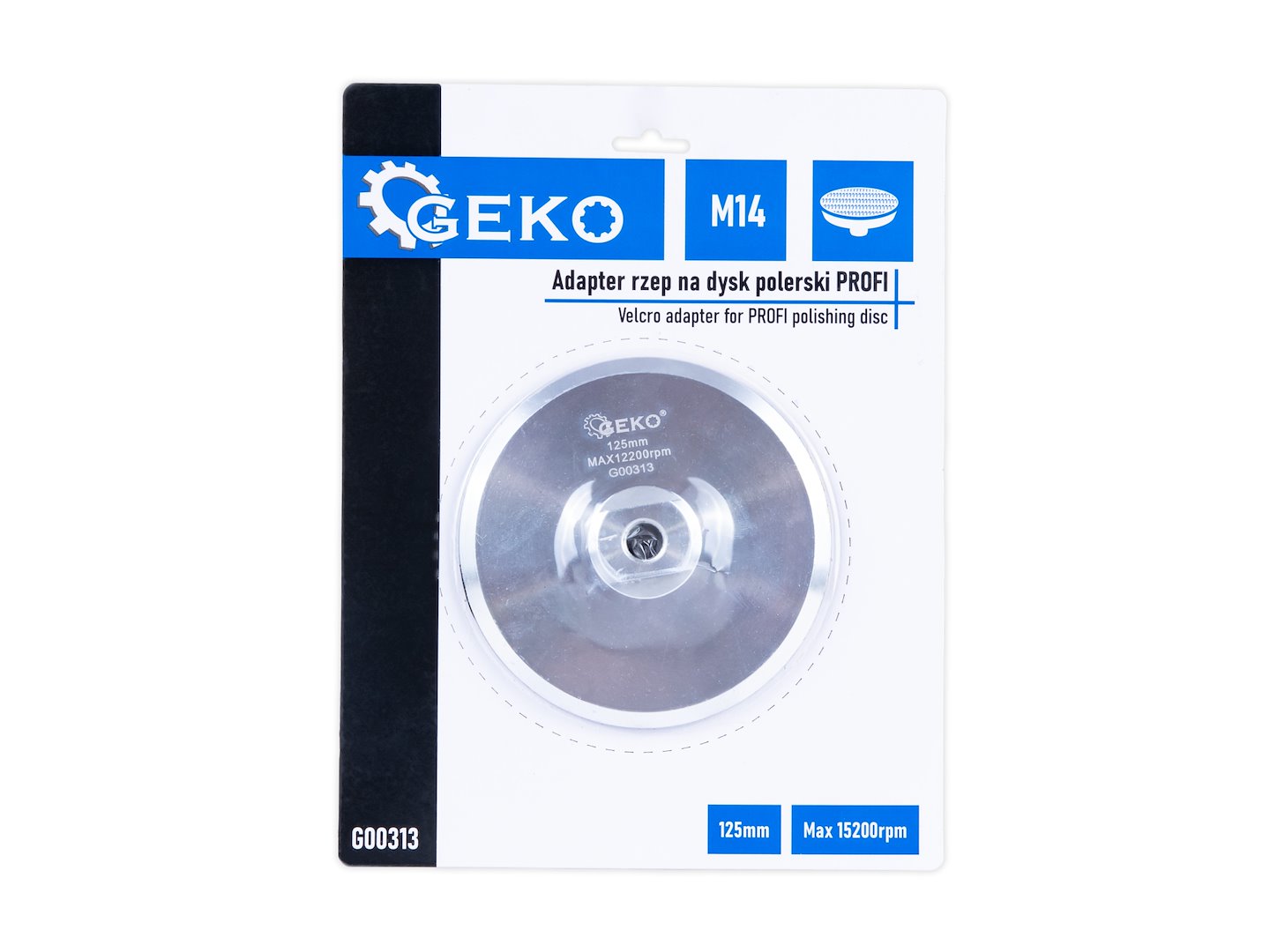 Alumínium csiszolótárcsa velcro 125 mm m14