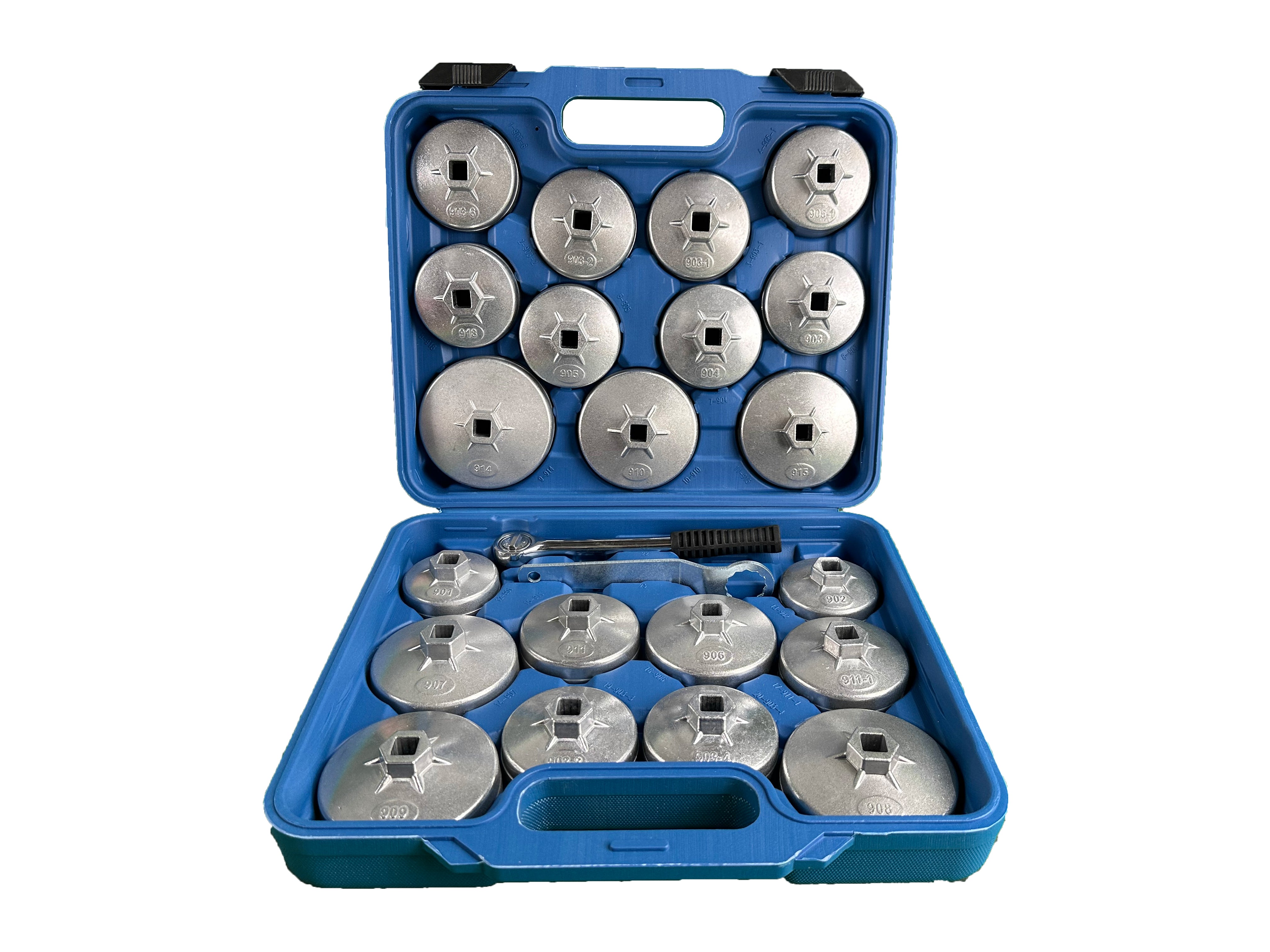 Alumínium olajszűrő kulcs készlet - 23 db GEBO TOOLS