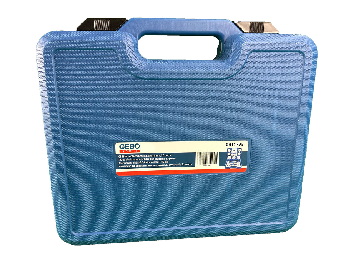 Alumínium olajszűrő kulcs készlet - 23 db GEBO TOOLS