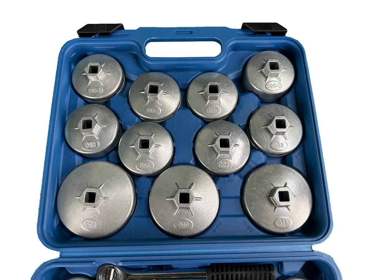 Alumínium olajszűrő kulcs készlet - 23 db GEBO TOOLS