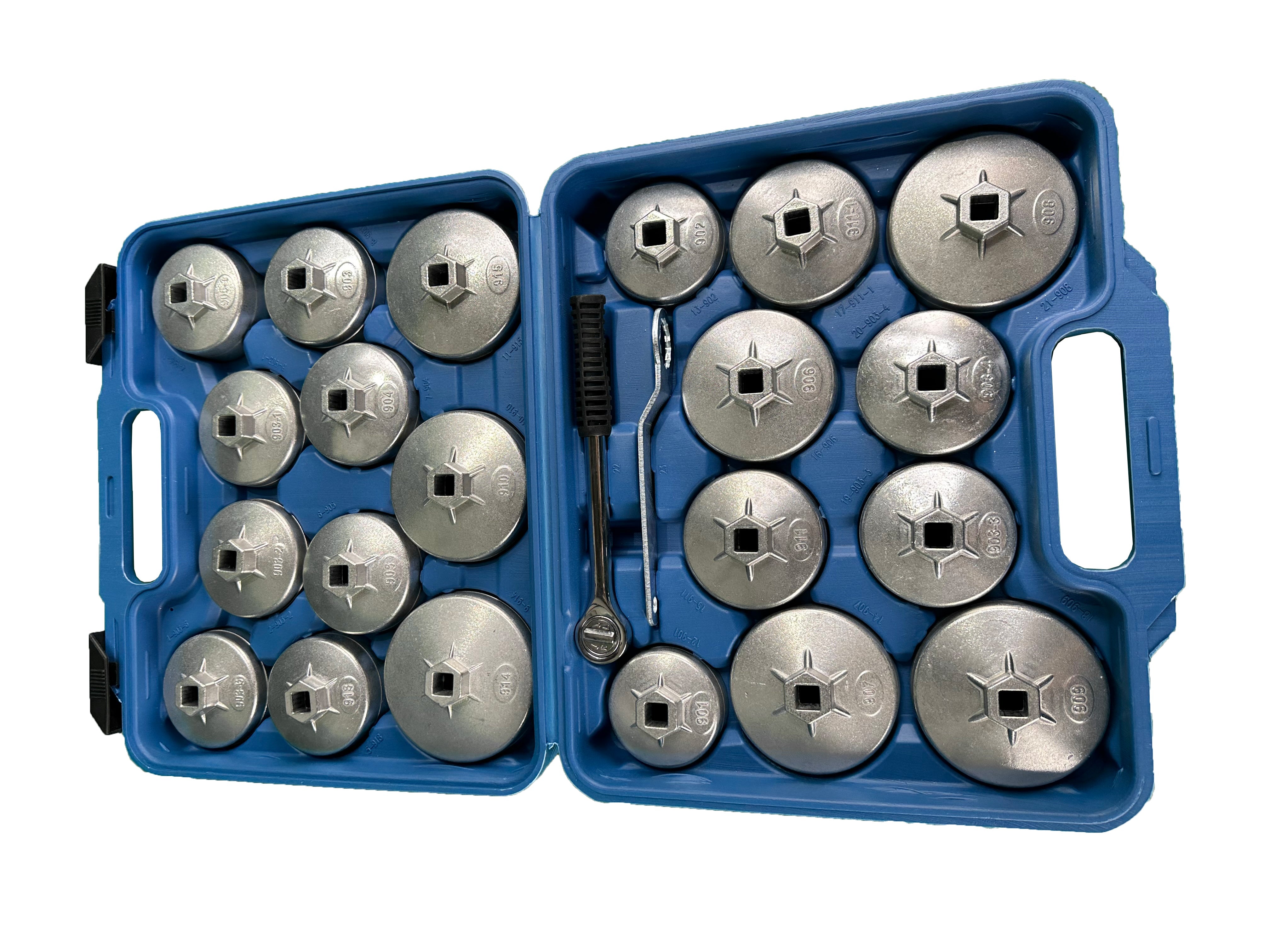 Alumínium olajszűrő kulcs készlet - 23 db GEBO TOOLS
