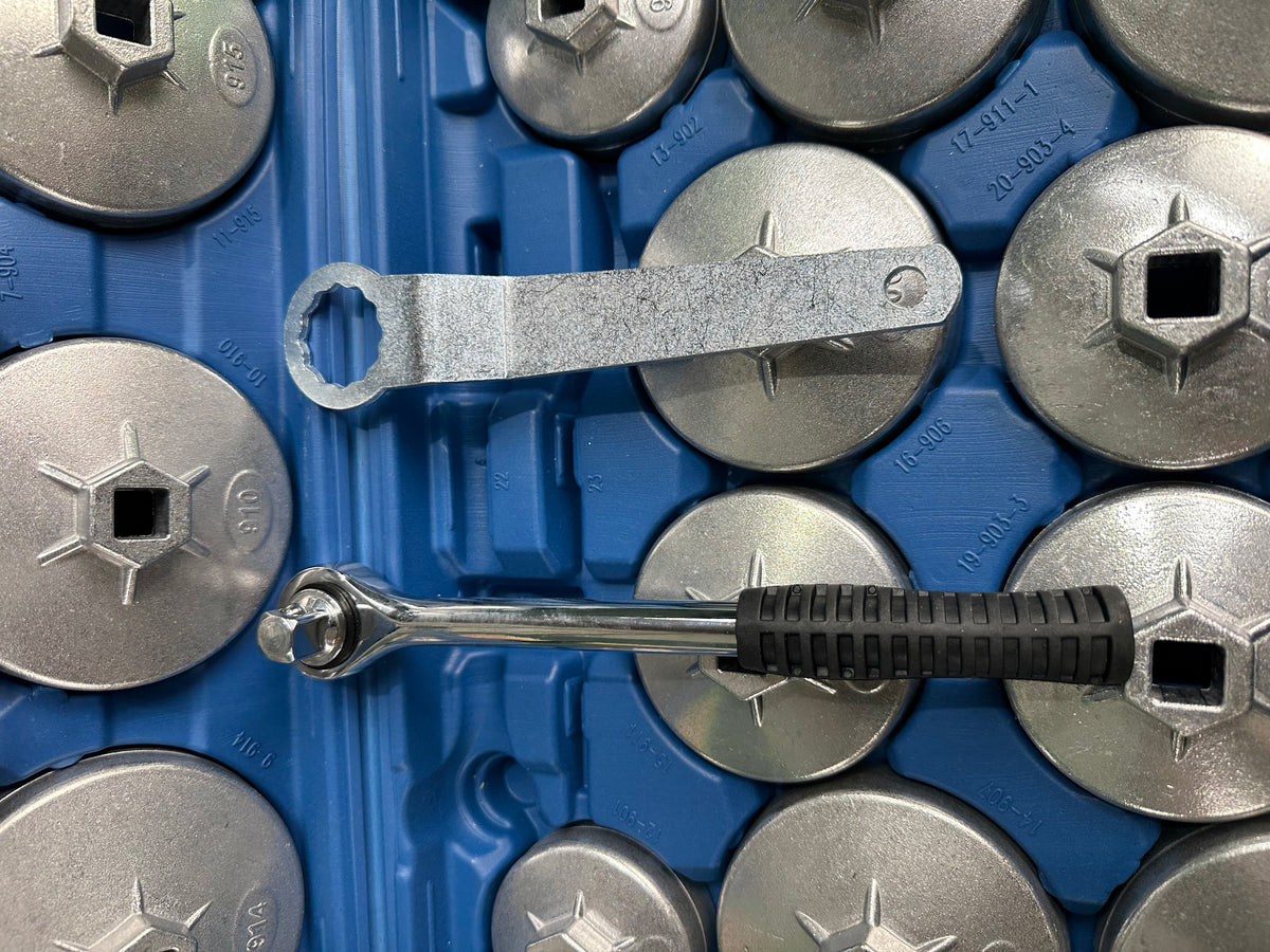 Alumínium olajszűrő kulcs készlet - 23 db GEBO TOOLS