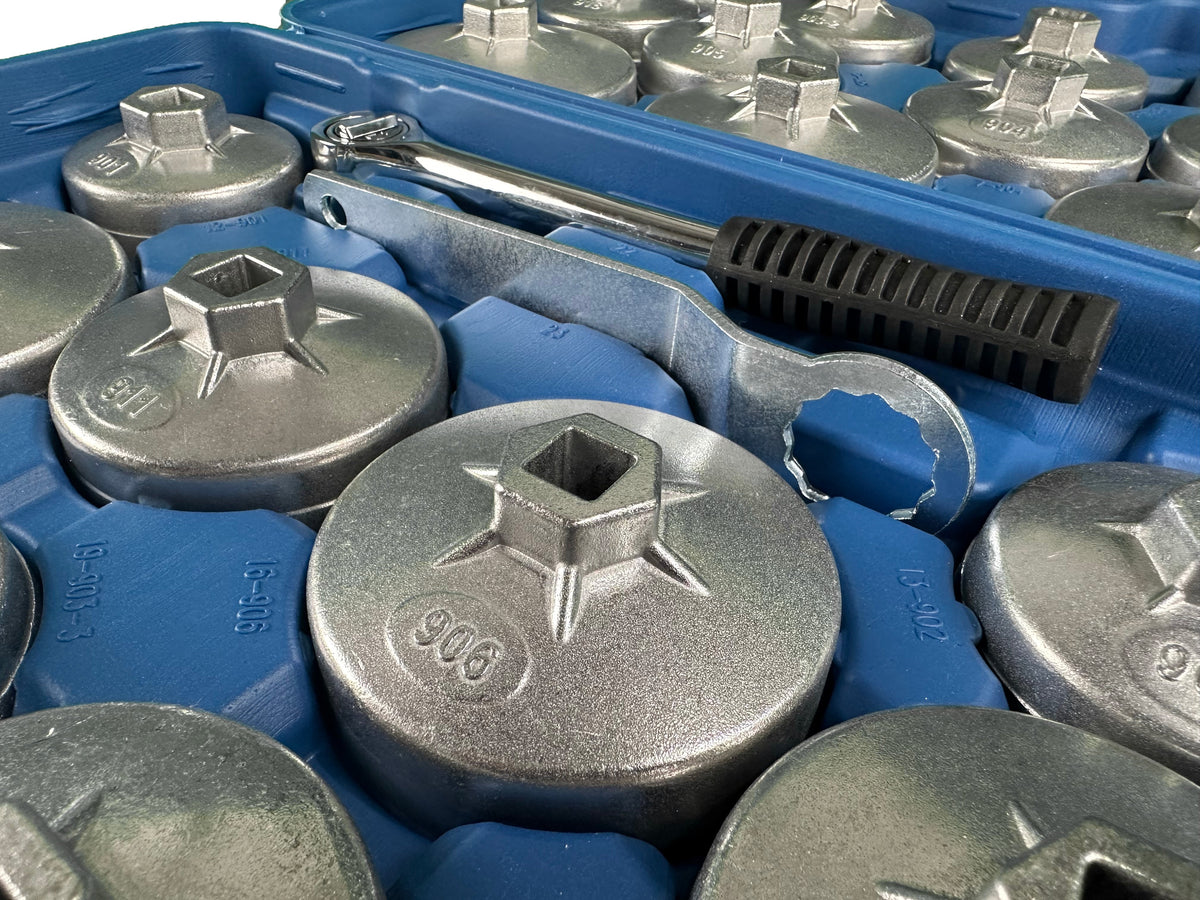 Alumínium olajszűrő kulcs készlet - 23 db GEBO TOOLS