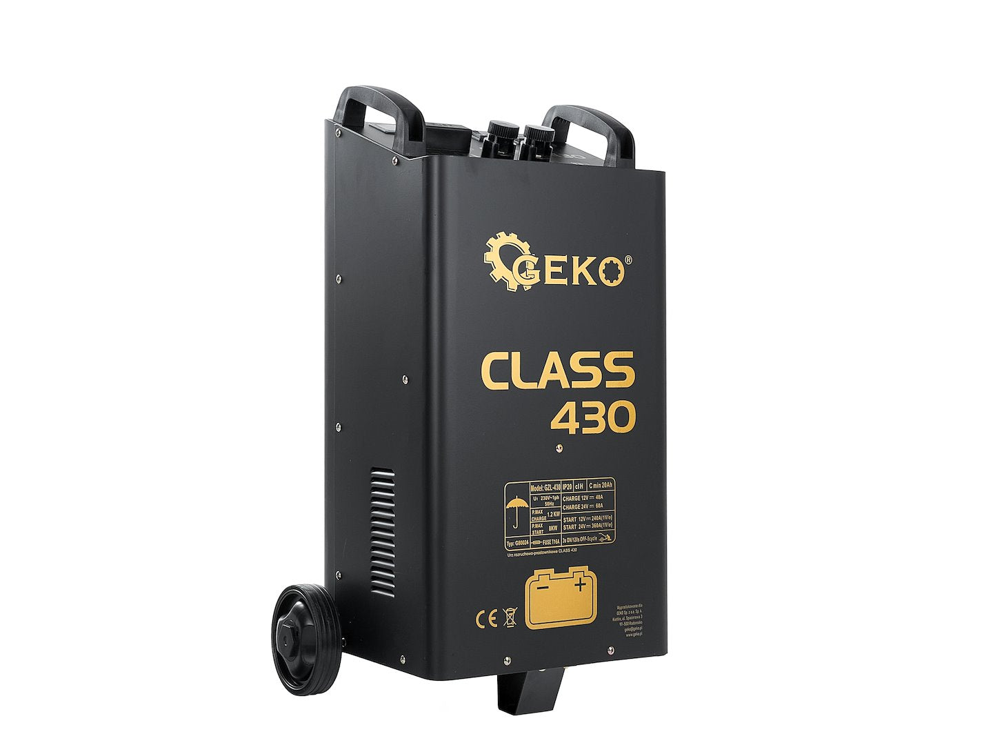 Autó akkumulátor indító és töltő egyenirányítóval 360A class 430