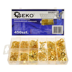 Autókábel csatlakozó készlet 450 db 2.8-8.2 mm GEKO