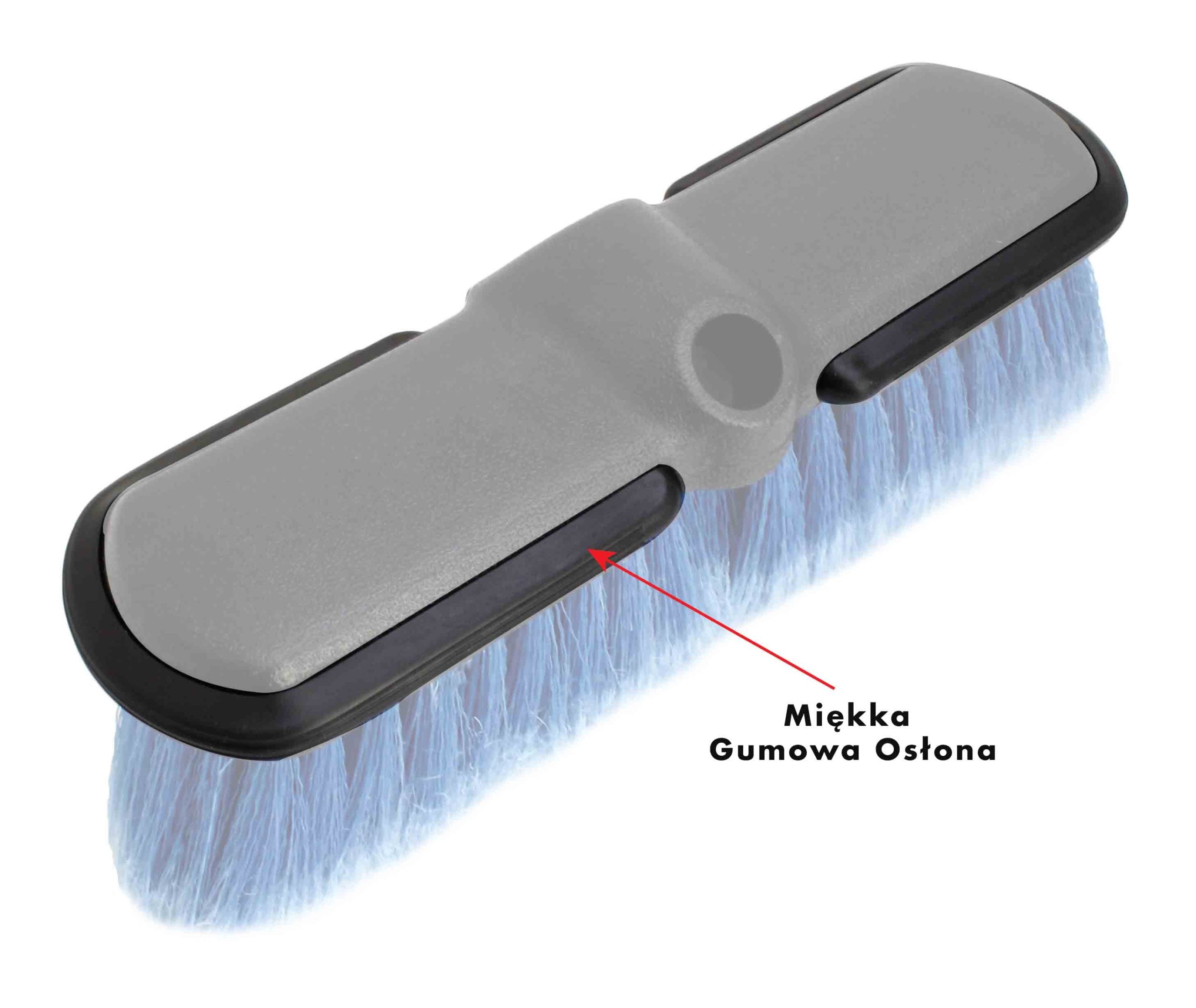 Autómosó kefe teleszkópos nyéllel 250 x 60 mm 1020 - 1725 mm