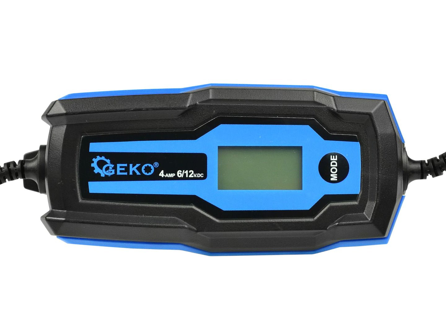Automata autó akkumulátor töltő LCD kijelzővel 6/12V 4a LCD  4–120 ah akkumulátorokhoz GEKO
