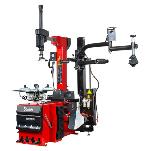 Automata gumiszerelő – kerékszerelő gép 12"–26” 230V beépített felfújórendszerrel és runflat segédkarral