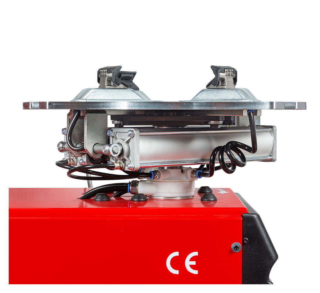 Automata gumiszerelő – kerékszerelő gép 12"–26” 230V beépített felfújórendszerrel és runflat segédkarral