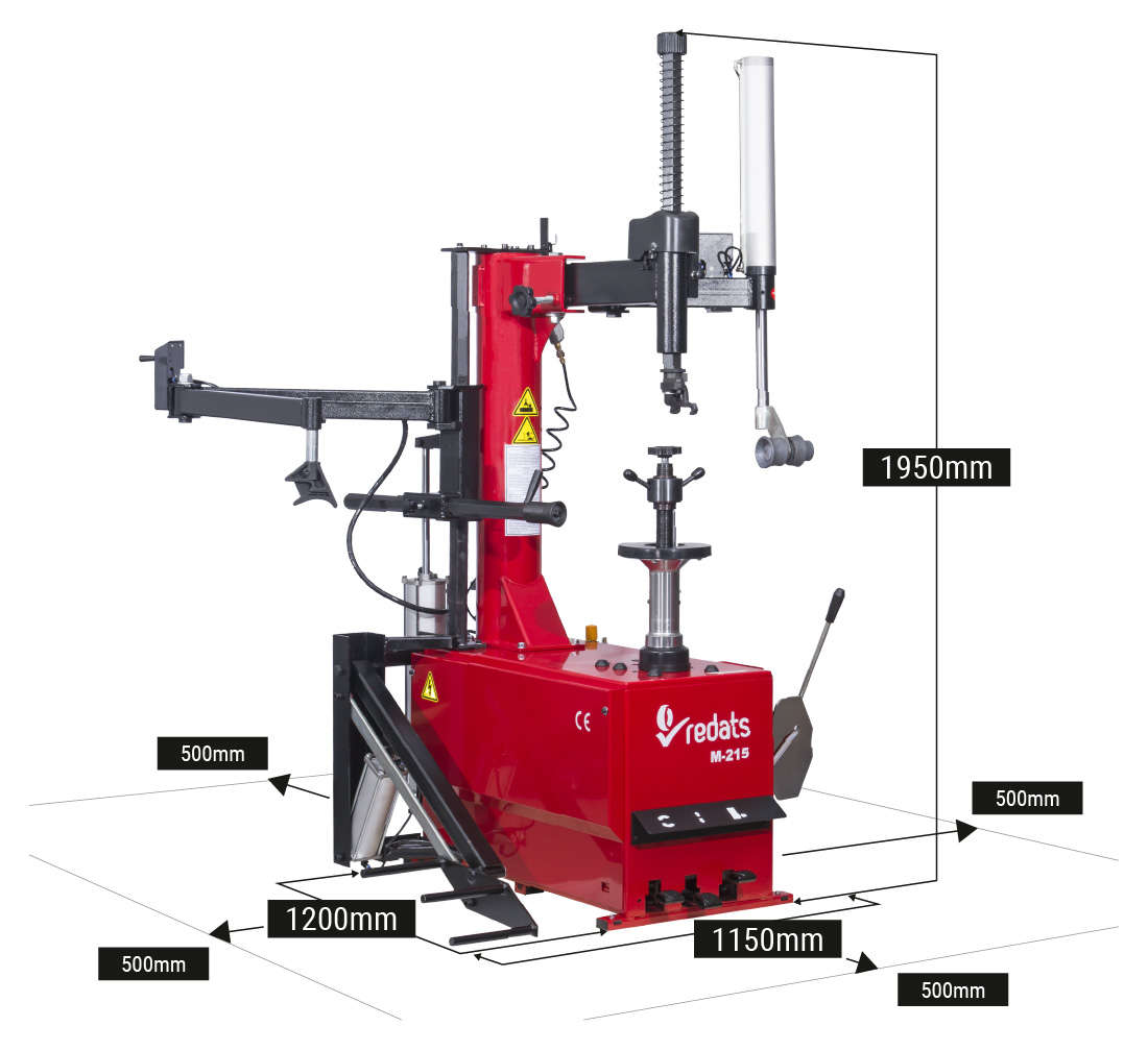 Automata gumiszerelő – kerékszerelő gép REDATS 28”