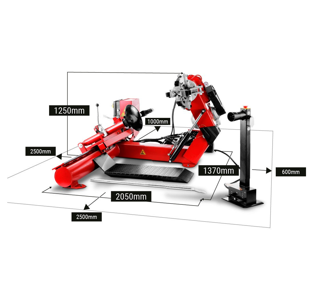 Automata kamion gumiszerelő gép 14 - 26”