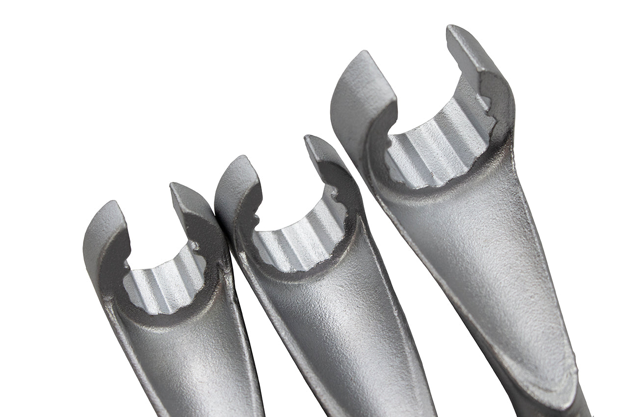 Befecskendező cső kulcs készlet 3 db 14-17-19mm BMW OPEL MERCEDES KROFTOOLS