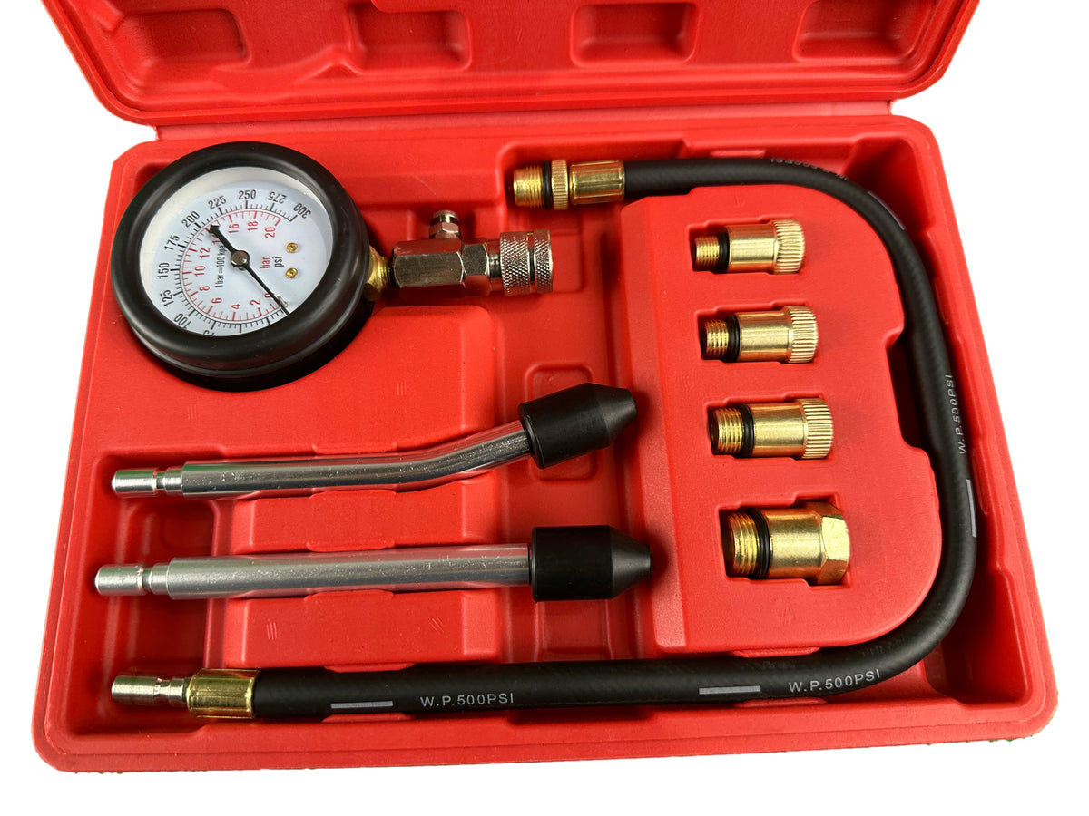 Benzines kompressziomérő 8 db GEBO TOOLS