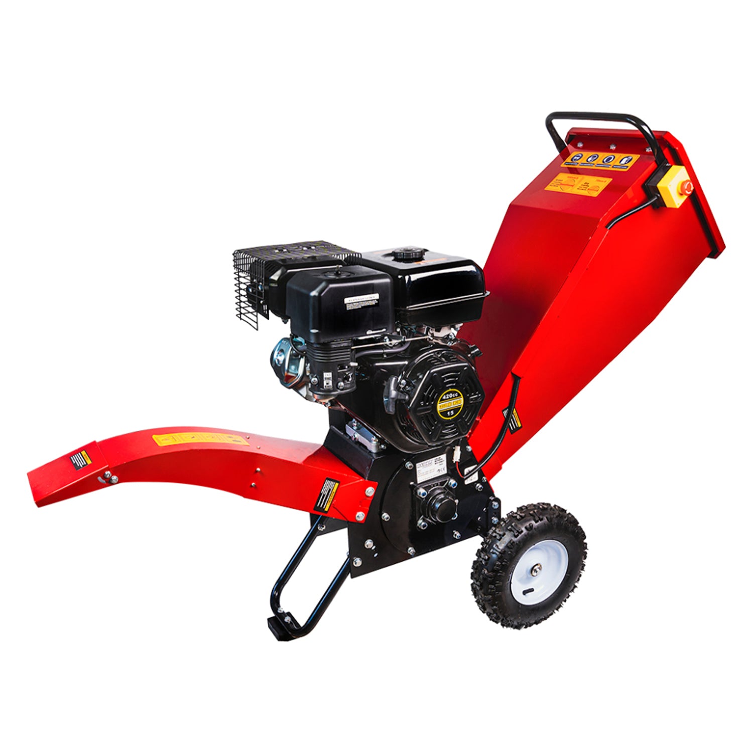 BenziNMotoros ágaprító, ágdaráló 420 cc 8.6KW 100mm rd-gsh02
