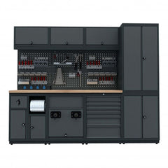 MŰHELYSZEKRÉNY KÉSZLET MUNKAPADDAL 2.48M D MODEL