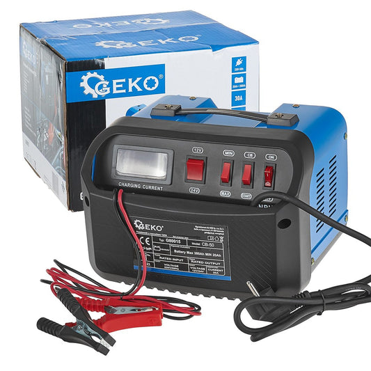 Bikázó és akkumulátor töltő cb50 12v/24v 30 a 20-380 ah