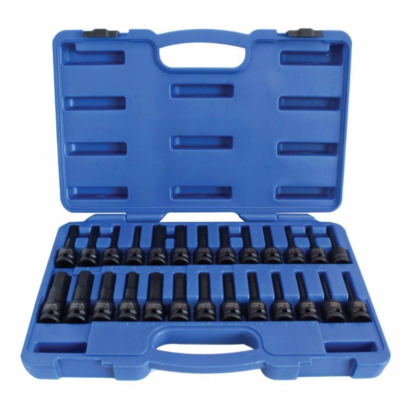 Bit imbus TORX légkulcs készlet XZN spline 1/2" 26 db