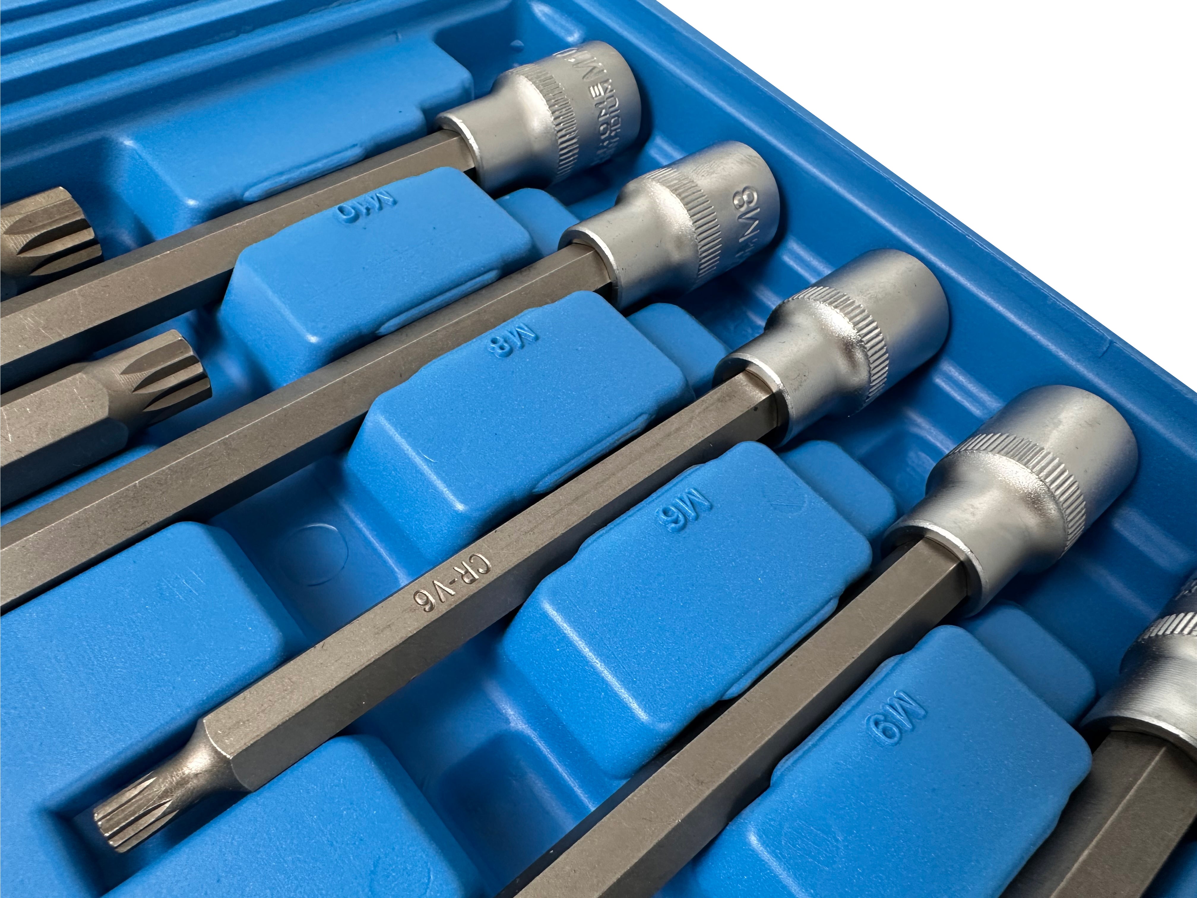 Bit készlet XZN m spline 1/2" 26 db