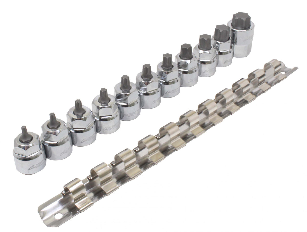Bit TORX készlet t10 - t60 3/8" 11 db