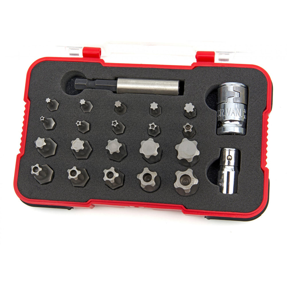 Bit TORX készlet – TORX plus – TORX plus security 23 db HBM