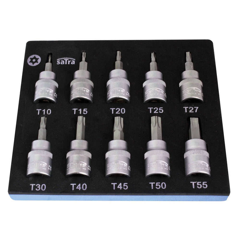 Bit TORX szerszámos szekrény modul készlet 3/8" t10-t55 50 mm