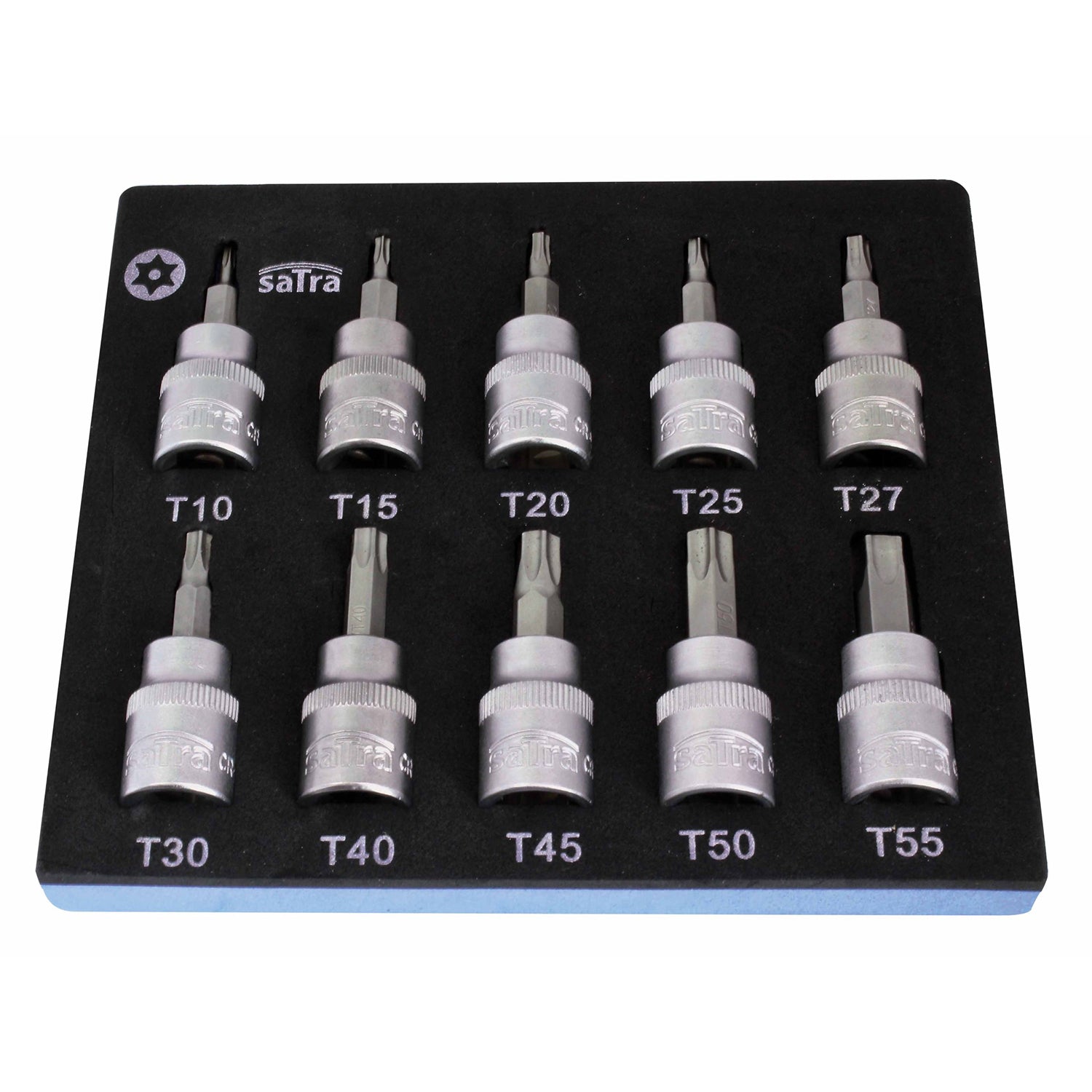 Bit TORX szerszámos szekrény modul készlet 3/8" t10-t55 50 mm