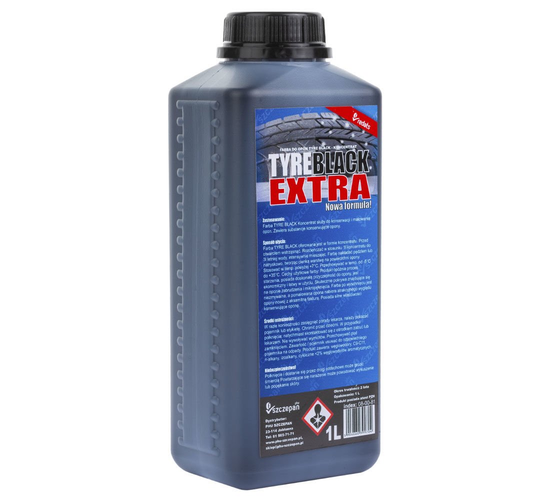 Black tyre gumiabroncs festék 1 l