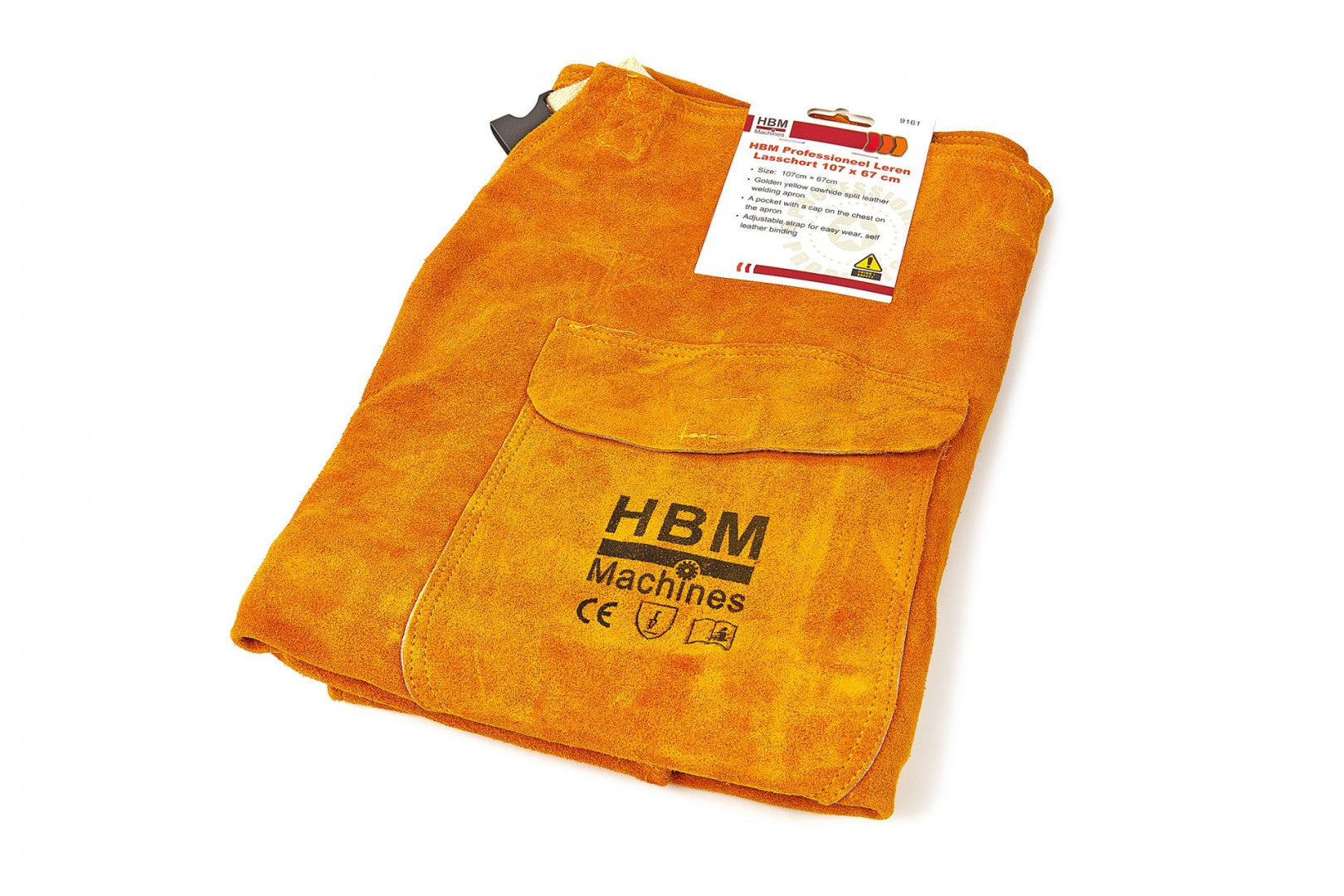 Bőr hegesztőkötény premium, HBM MACHINES hollandia