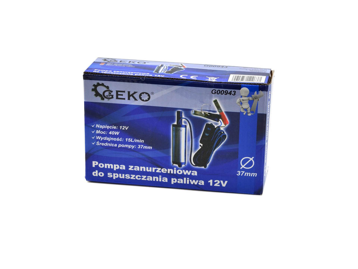 Búvárpumpa dízel olaj és víz szivattyúzásához 12V 37mm