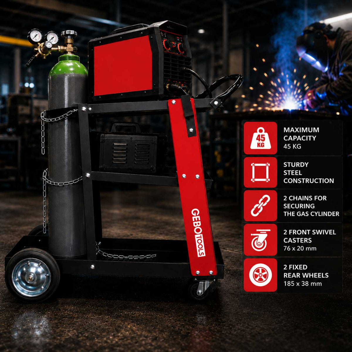 Prémium hegesztőkocsi GEBO TOOLS