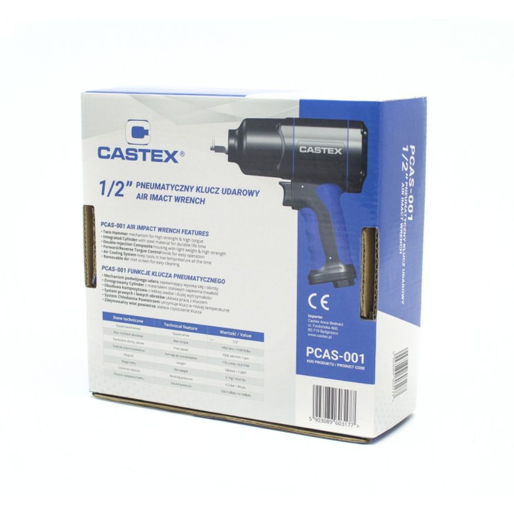 Castex légkulcs 1/2" 1600 NM