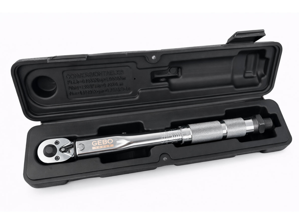Nyomatékkulcs 1/4" 5-25 NM GEBO TOOLS