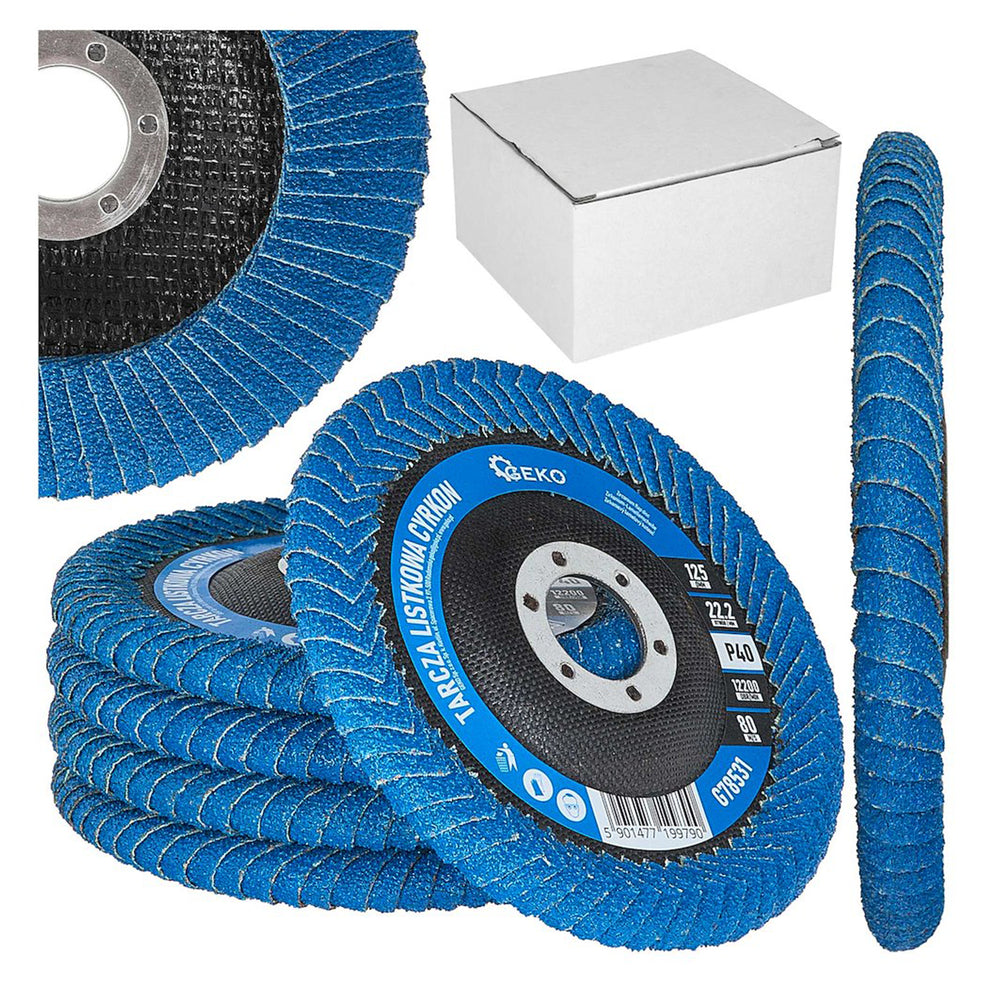 Cirkónium lamellás csiszolókorong mély hegesztési varratokhoz 125 mm P40