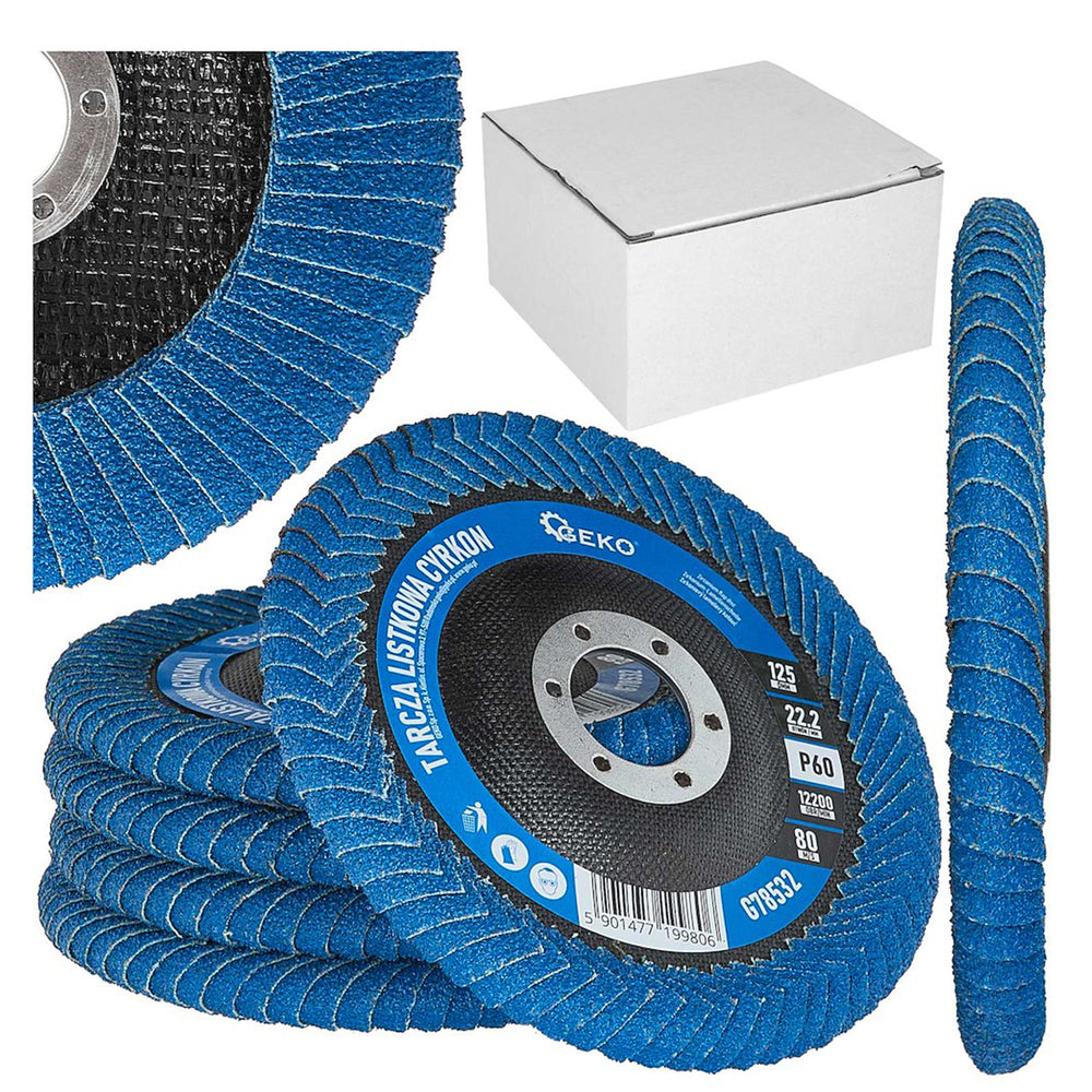 Cirkónium lamellás csiszolókorong mély hegesztési varratokhoz 125 mm p60