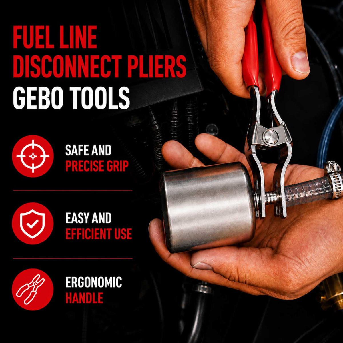 Üzemanyag vezeték fogó GEBO TOOLS