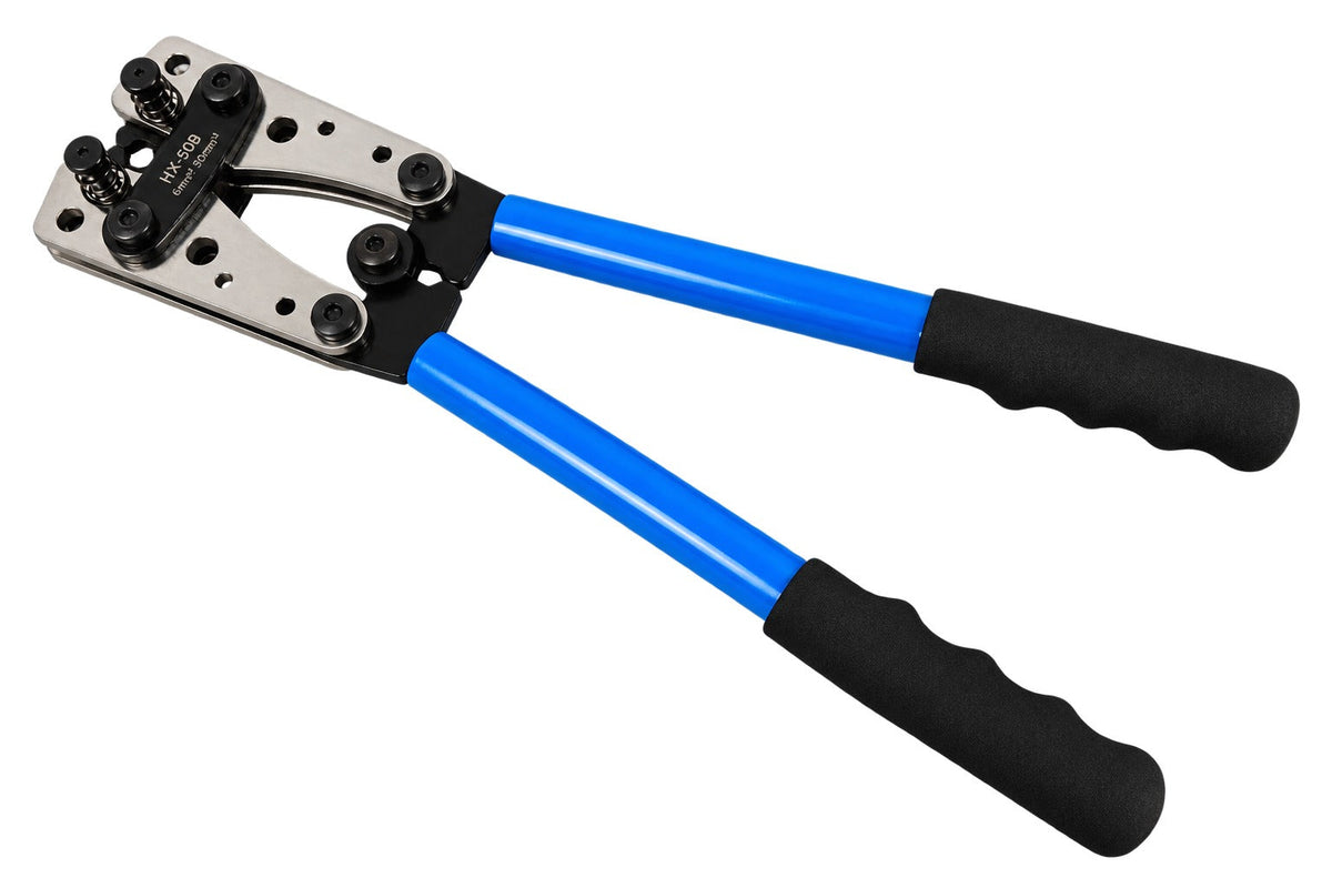 Krimpelő fogó nagy átmérőjű elektromos kábelekhez 6.0 – 50mm2 GEBO TOOLS