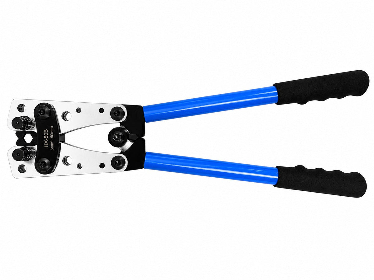 Krimpelő fogó nagy átmérőjű elektromos kábelekhez 6.0 – 50mm2 GEBO TOOLS
