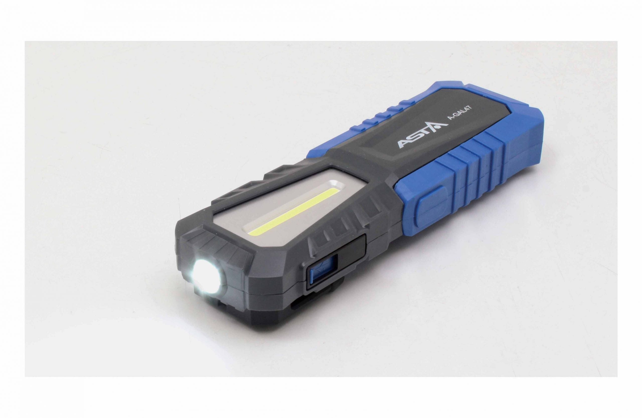 Cob LED lámpa akkumulátorral 240 lumen ASTA