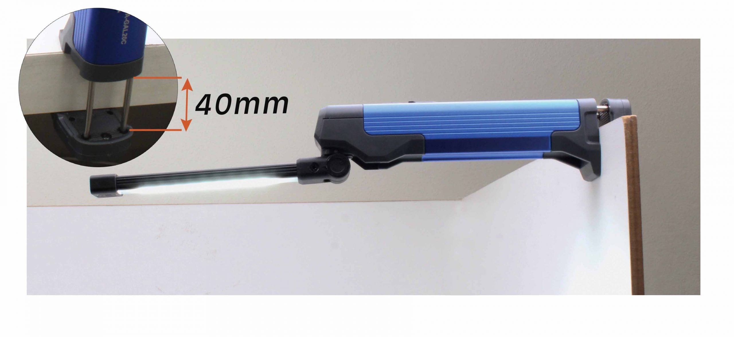 Cob LED lámpa akkumulátorral 400 lumen ASTA