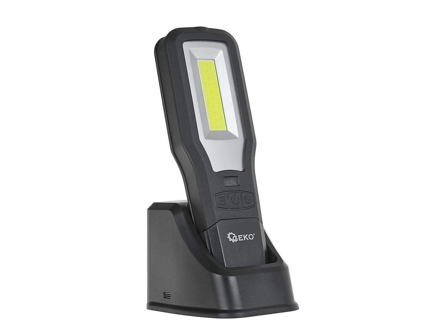 Cob LED munkalámpa 10W+5w újratöltő állvánnyal, mágneses, horgos, 2000mah 550lm ip54