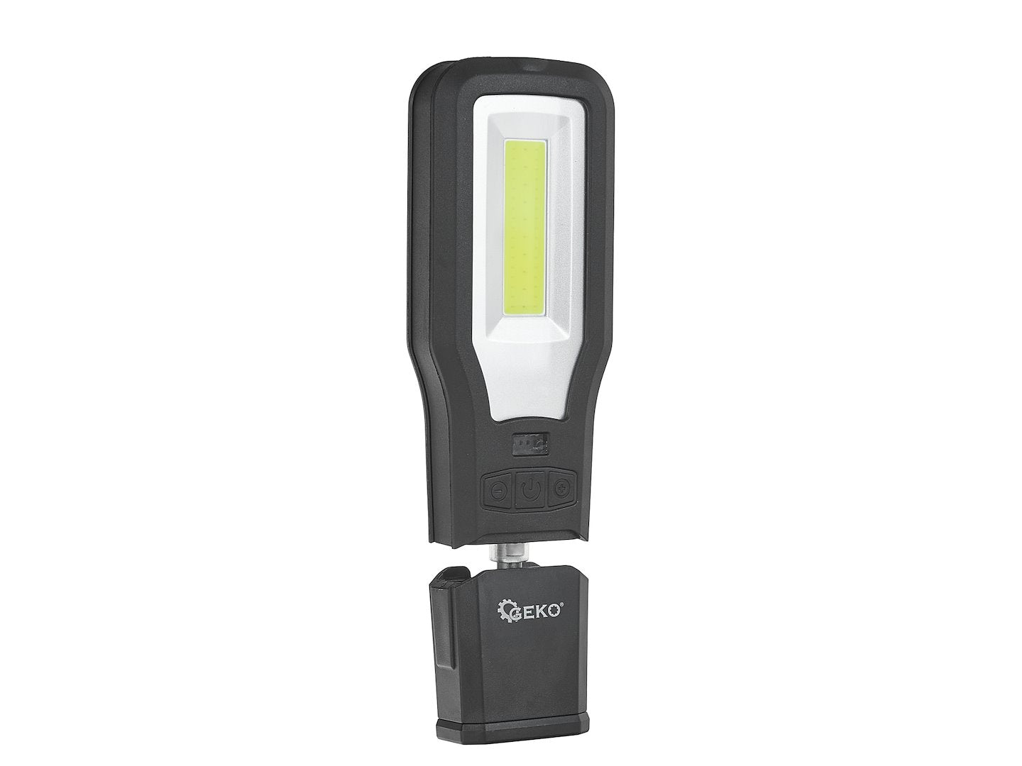 Cob LED munkalámpa 10W+5w újratöltő állvánnyal, mágneses, horgos, 2000mah 550lm ip54