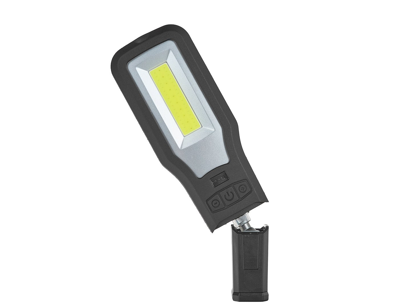 Cob LED munkalámpa 10W+5w újratöltő állvánnyal, mágneses, horgos, 2000mah 550lm ip54