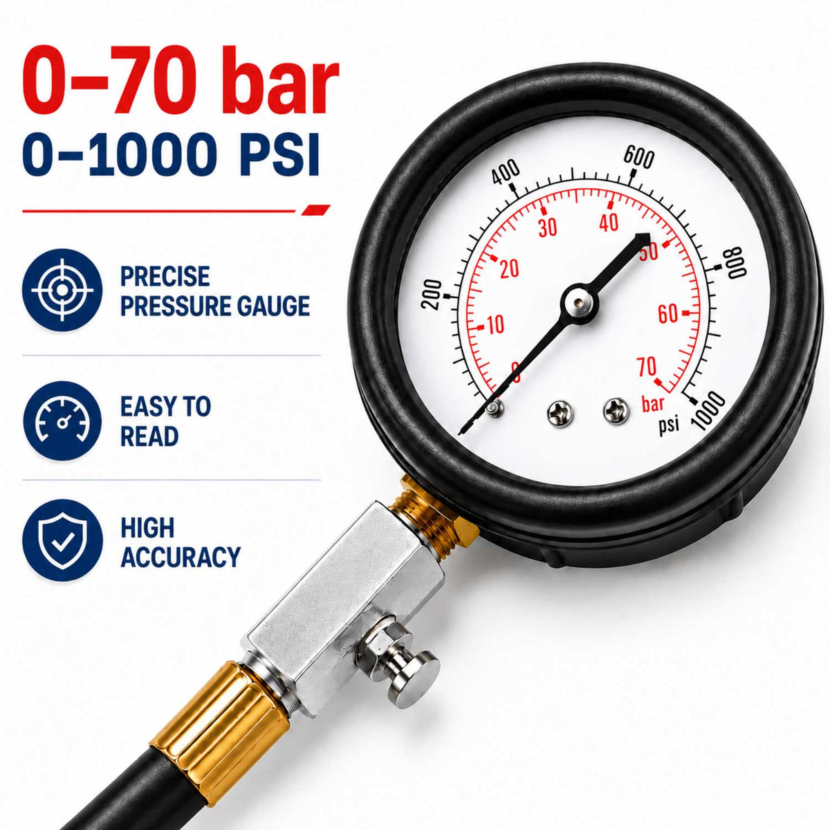 Kompresszió mérő készlet - diesel GEBO TOOLS