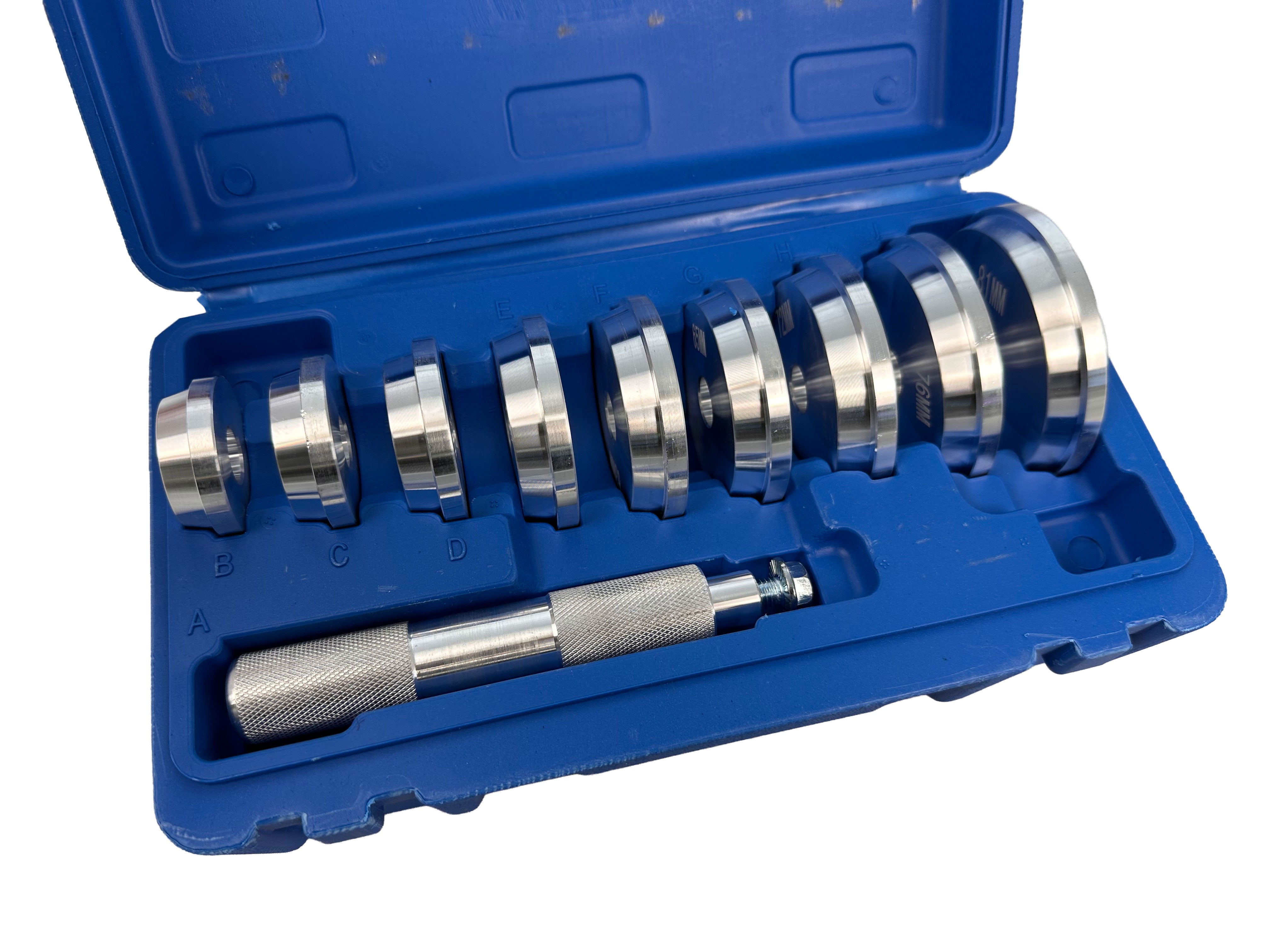 Csapágy és kerékagy prés készlet 40-81 mm GEBO TOOLS