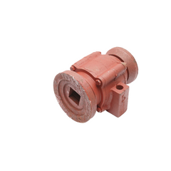 Csapágyház 32015 csapágyakkal és félporvédőkkel – 40 mm négyzet tengelyhez – furattávolság 165 mm utb101.31.145