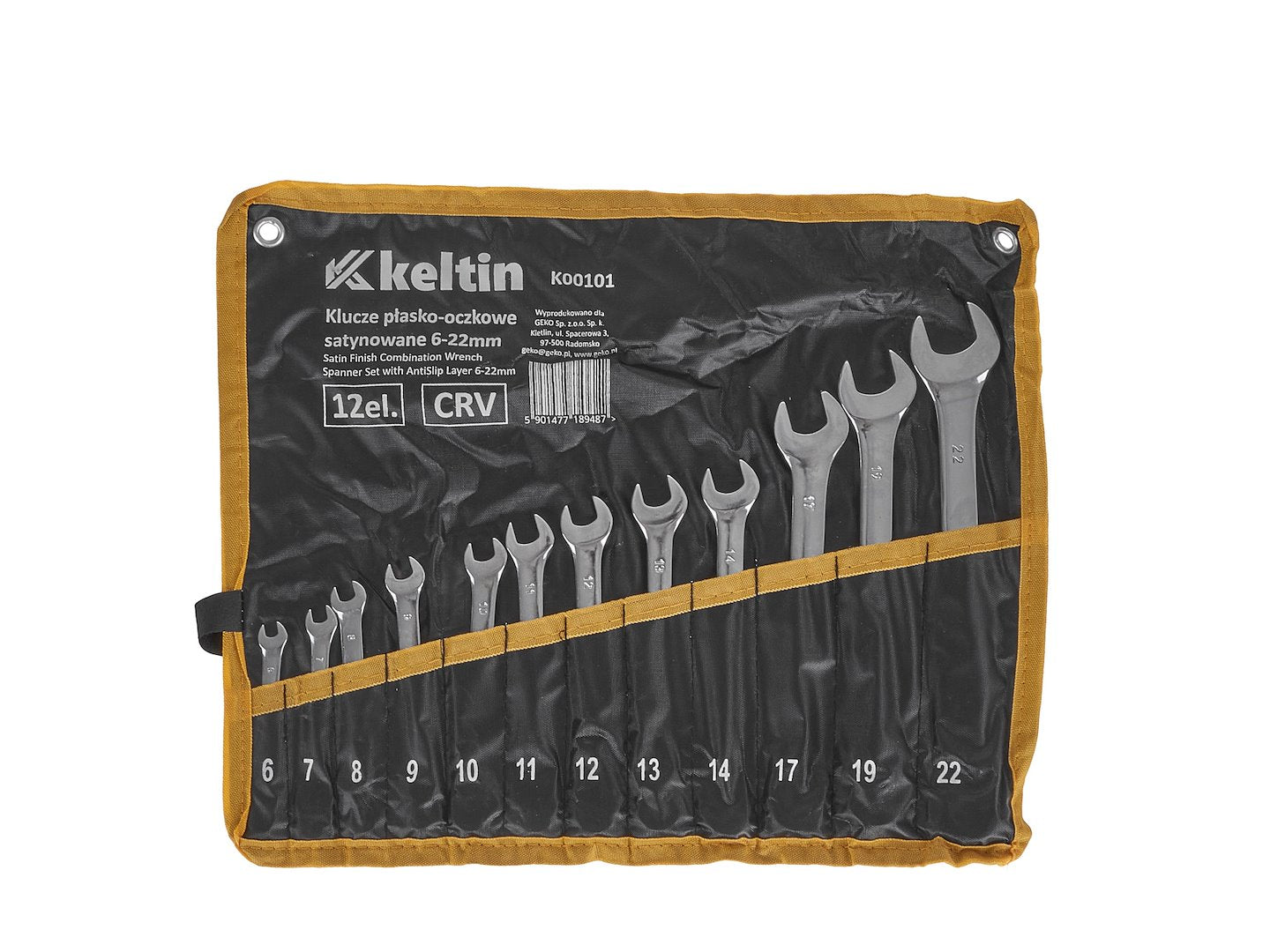 Csillag-villáskulcs készlet 6–22 mm 12 db KELTIN
