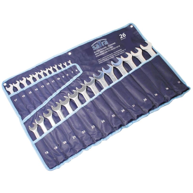 Csillag villáskulcs készlet 6-32 mm SATRA