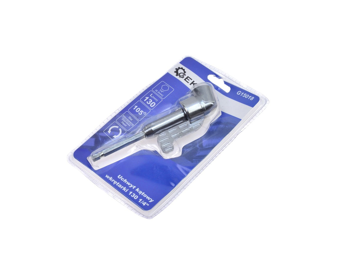 Derékszögű hosszabbító bit hex-hez 1/4"
