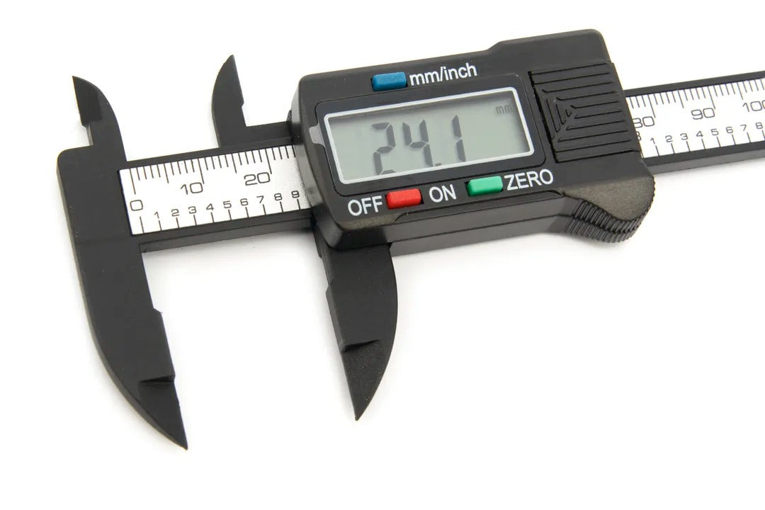 Digitális tolómérő 100 mm LCD kijelző 0,1 mm-es pontossággal mm/hüvelyk átváltás HBM hollandia
